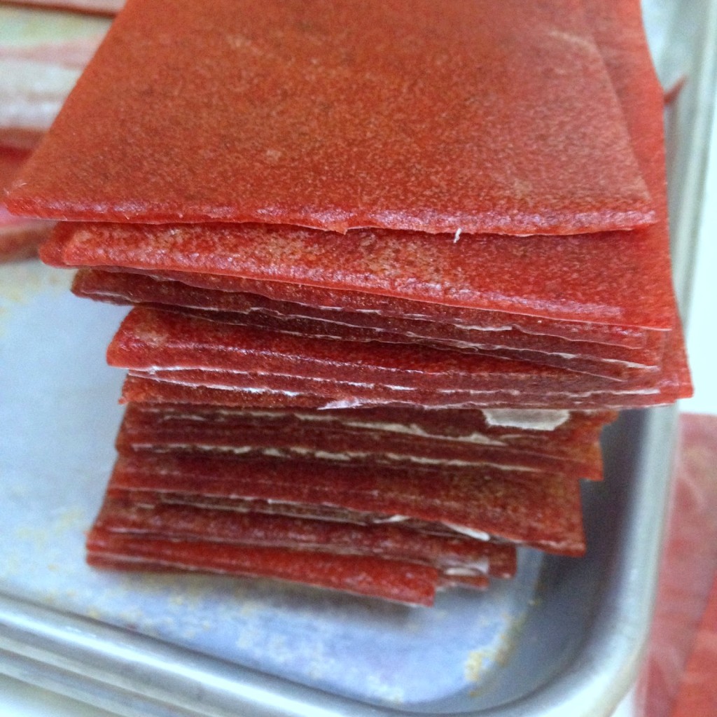 Fruit Leather Strips -- Vegan Marijuana Edibles