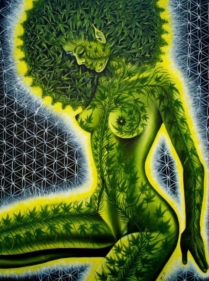 Alex Grey Cannabis Woman