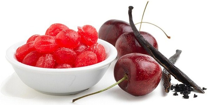 Cherry Vanilla Soother hard candies